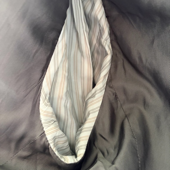 Calvin Klein Men’s Blazer 46R 100%‎ Wool Navy Blue Dress Coat - Picture 8 of 11